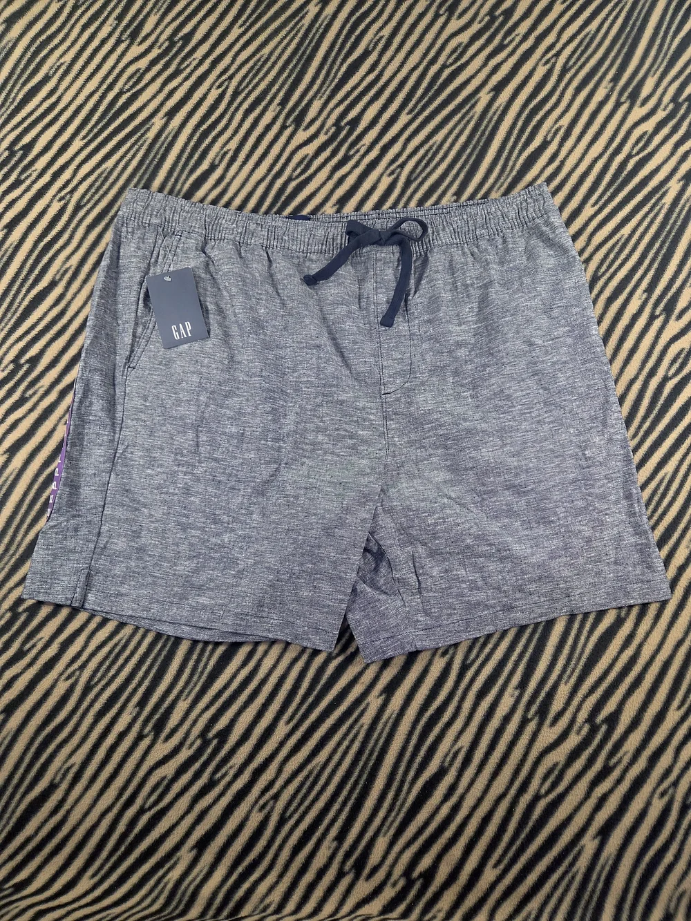 NWT Gap Men's Linen Blend Pull-On Shorts XXL